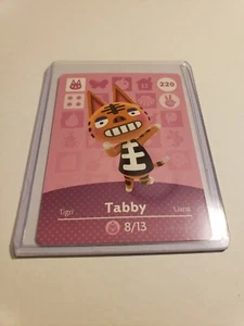 !SUPER VENTA! Tarjeta Amiibo Tabby # 220 Animal Crossing Horizon Serie 3 ¡¡COMO NUEVA!!! - Imagen 1 de 1