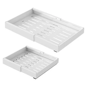 Expandable Drawer Organizer Carbon Steel Roll Out Shelf Cabinet Organizer for - Picture 1 of 14