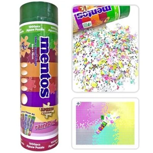 Mentos Rainbow Supersized 1,000pc Colorful Candy Jigsaw Puzzle 20"x27" YWOW - Picture 1 of 3