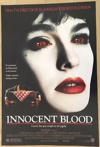 INNOCENT BLOOD Original Movie Poster DS One Sheet 27" x 40" JOHN LANDIS RARE!! - Picture 1 of 3