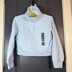 All in Motion/Long Sleeve Relaxed Fit Sweatshirt/Light Blue/Girls/Size-M(8)/NWT - Picture 1 of 6