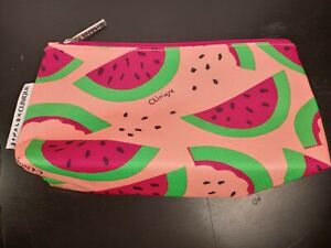 Clinique Watermelon Essential Travel Cosmetic Sm Mini Handheld Fruit Summer Bag