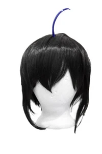 Accesorio de peluca de 4"" Ahoge de estilo pesado sintético con púas de cabello amatista púrpura NUEVO - Imagen 1 de 3