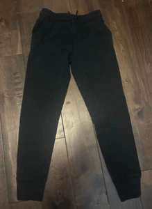 Old Navy Girl's Jogger Sweatpants Black Size 10/12 - Picture 1 of 2