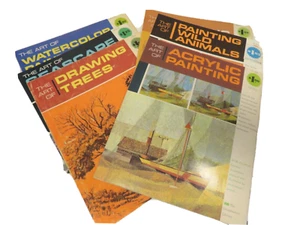 Vintage Art Instruction Books "The Grumbacher Library " How to Draw & Paint x 6 - Picture 1 of 24
