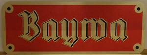 Baywa Typenschild Traktor Trecker Schlepper Oldtimer Fendt Bay-Wa Bay Wa 118604 - Bild 1 von 1