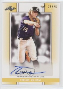 2019 Leaf Perfect Game National Showcase Yellow /25 Trevor Kilinski #BA-TK1 Auto