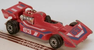 Kenner Fast 111's FORMULA FEVER Red Formula 1 Racer "Arkansas" Plate - Picture 1 of 2