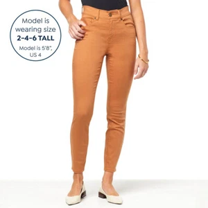 DG2 by Diane Gilman Infinity Stretch Ultra Tri- Fit Jeans, Camel, 22W-24W-26W - Picture 1 of 1