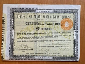 Denver & Rio Grande Spoortweg-Maatschappij - 1914 - Railway - Bild 1 von 1