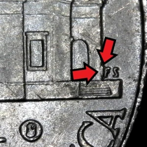 2016-P Philadelphia Jefferson Nickel "Beehive" Die Chip Error/Variety Circ. FS - Picture 1 of 4