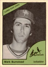 1978 St. Petersburg Cardinals TCMA Mark Bumstead Northridge Baseball Card