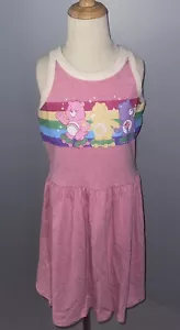Care Bears Pink Girl’s Tank Dress New Size Small 6-6X - Picture 1 of 4
