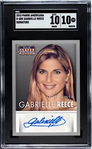 2015 Panini Americana Gabrielle Reece	Signature SGC 10 GEM MINT Autograph  - Picture 1 of 1