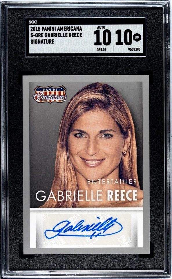 Panini Americana Gabrielle Reece Signature SGC 2015 10 GEMA autógrafo como nuevo  Foto 1 de 1