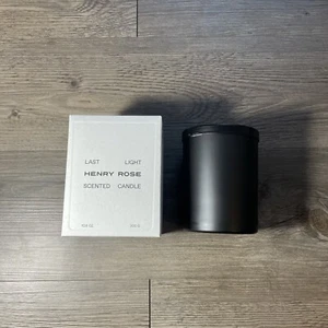 Henry Rose Last Light Duftkerze 10,6 Oz Kokos Sojawachs Holziger Moschus Neu - Bild 1 von 11