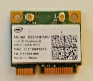 ❇️ WLAN Mini PCIe Intel Centrino Advanced N6200 Lenovo WiFi 622ANHMW - 60Y3231❇️ - Photo 1/5