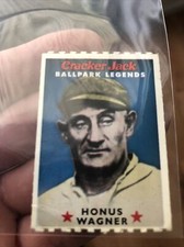 Honus Wagner 2005 Cracker Jack Ballpark Legends “Stamp” 