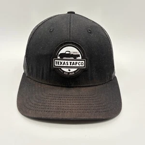 Richardson Brand 2020 Texas Tap Co. Mesh Trucker Black Snapback Cap - Picture 1 of 6