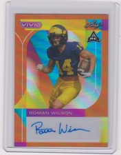 Roman Wilson 2023 Leaf Vivid Orange ARC Autograph Auto (2/3)