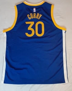 Camiseta deportiva swingman de Nike Golden State Warriors Stephen Curry #30 de la NBA azul XL para hombre 44 - Imagen 1 de 13