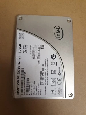 100GB SATA-III Intel SSD DC S3700 Series SSDSC2BA100G3  2,5" Festplatte, geprüft - Bild 1 von 4