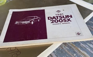 Original 1981 Datsun 280ZX 280 ZX Owners Manual - Foto 1 di 2