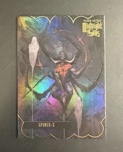 2023 Fleer Ultra Midnight Sons Gold Rainbow Spider-X #86 Epack Exclusive - Picture 1 of 2