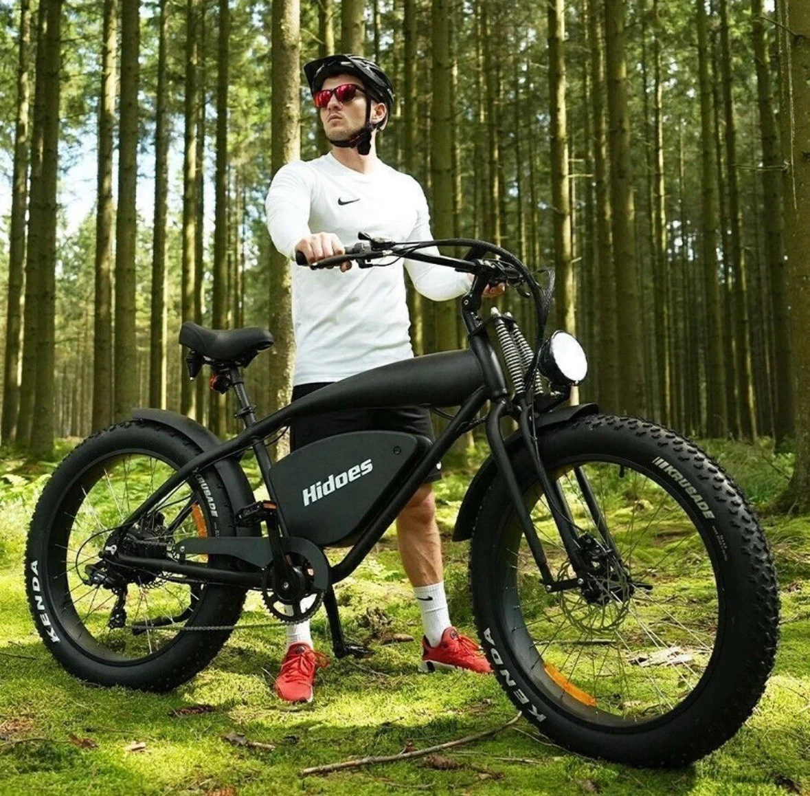 1/2 Pack Fat Tire Reifen Für E-Bike & Mountainbike – 20x4 Zoll, Faltbar, Schwarz/weiß