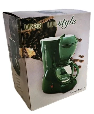 HINARI Lifestyle Coffee Maker Green 10-15 Cup Capacity - Brand New In Box - Image 1 of 4