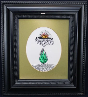 Gemälde Ölbild Wolfgang R. Reiter Handsigniert Naive Malerei Antik 1981 - Bild 1 von 4