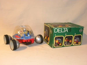 JOUET ANCIEN ROBOT DE L'ESPACE VINTAGE SPACE TOY ROVER 3600 DELTA 8 GAMA + BOITE - Picture 1 of 23