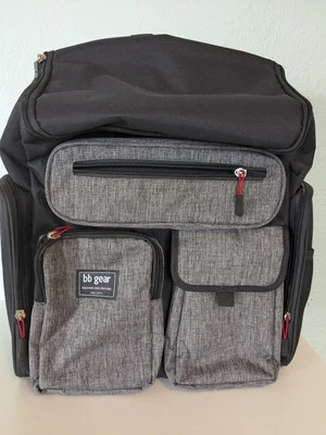 Baby Boom BB Gear подгузник сумка рюкзак с протиркой карман и изолированные боковые карманы - Изображение 1 из 4