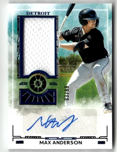 Panini MLB 2025 Boys of Summer No. PM-MXA Max Anderson Patch Auto 3/99 - Bild 1 von 2