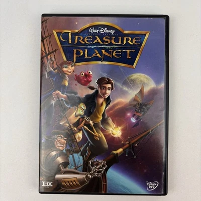 Treasure Planet (DVD, 2002) Walt Disney Animated Science Fiction Action - Image 1 of 4