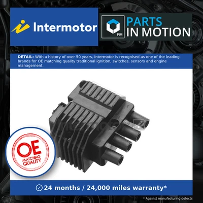Ignition Coil fits VAUXHALL VECTRA B 1.6 95 to 01 Intermotor 10457075 1208063 - Image 1 of 4