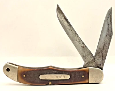 Cuchillo vintage OLD TIMER HUNTER SCHRADE-250T solamente Foto 1 de 4