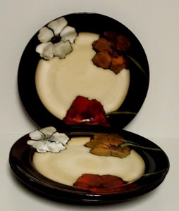 Pfaltzgraff PAINTED POPPIES Dinner Plates SOLD IN SET OF THREE - Picture 1 of 3