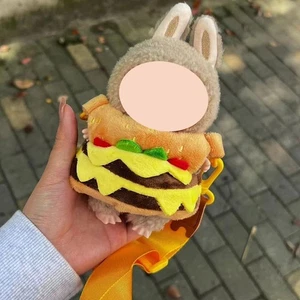Doll Clothes for LABUBU Hamburger Costume Outfit Doll Clothes NO DOLL - Picture 1 of 4
