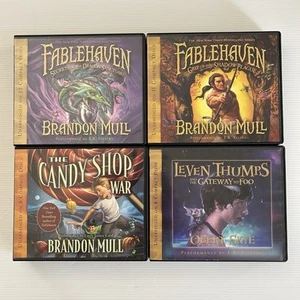 Brandon Mull - Audio CD Lot x 4 - Fablehaven / Candy Shop / Leven Thumps - Foto 1 di 3