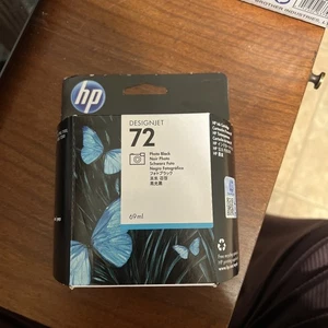 HP 72 Photo Black Ink Cartridge C9397A Genuine unopened - Picture 1 of 4