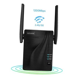 space 1200Mbps WiFi Repeater (AC1200)-WiFi Range Extender Supports WPS One - Picture 1 of 7