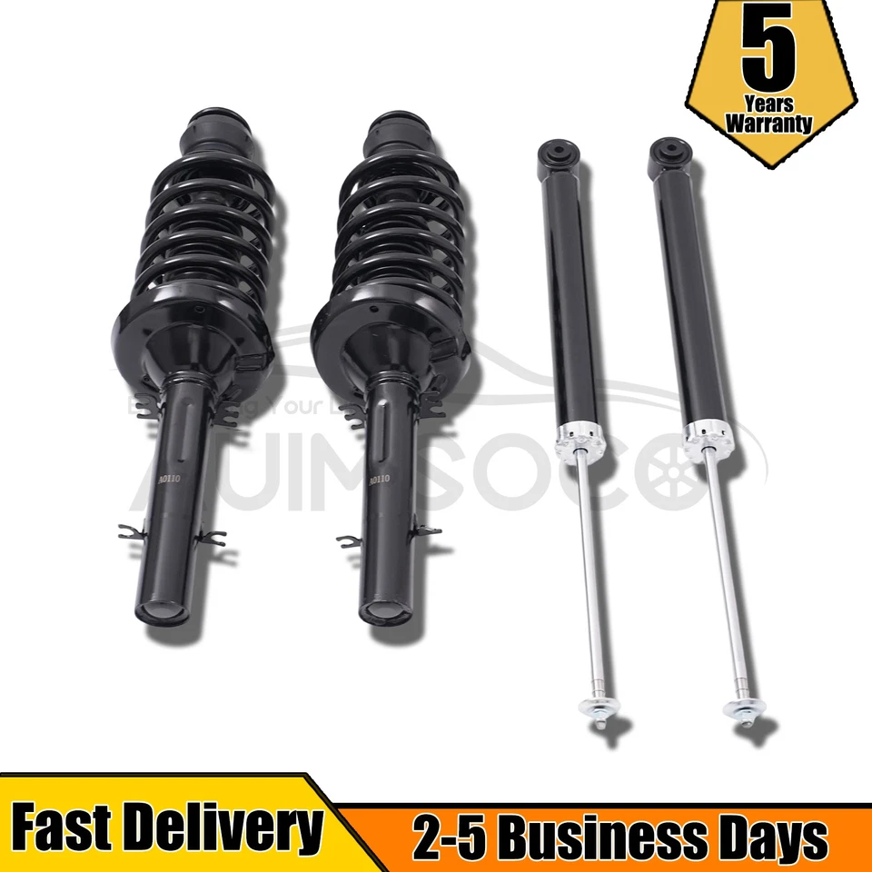 For Volkswagen Golf 1999 2000 2001-2006 4PCS Front & Rear Shocks Struts Asembly - Image 1 of 4