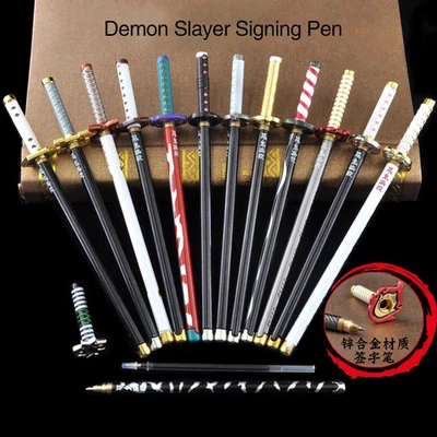 Demon Slayer Infinity Castle Gel Pen 20CM Anime Tanjirou Weapon Cosplay  - Image 1 of 4