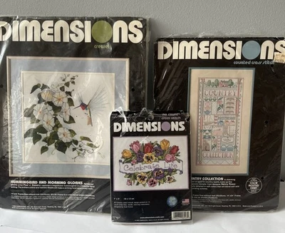 Kits de 3 dimensiones: colibrí y glorias matutinas, colección country, celebrar Foto 1 de 4