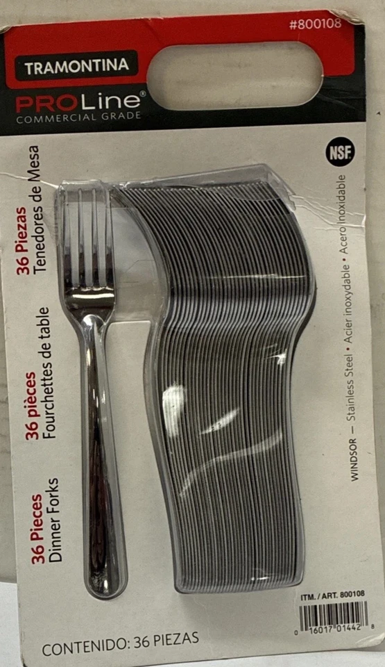 Tramontina PROLine Commercial Grade Dinner Forks - 36 Pieces - Image 1 of 1