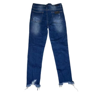 RISEN Button Fly Raw Hem Damen Jeans - Bild 1 von 7
