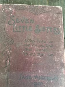 Sieben kleine Schwestern, die auf dem runden Ball leben von Jane Andrews 1894 HB - Bild 1 von 12