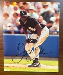  Frank Thomas White Sox Hall of Fame signed 8x10 Foto Autogramm  - Bild 1 von 1