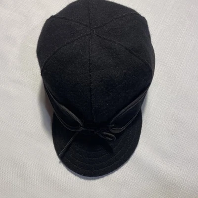 Sombrero de lana Stormy Kromer de colección para hombre talla 7 3/8 negro Gore-Tex Hunter Mackinaw EE. UU. Foto 1 de 4